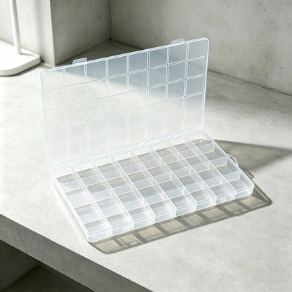Multi-Compartment Storage Organizer with Secure Latch Acalora
