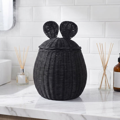 Decorative Woven Storage Basket with Lid Acalora