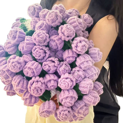 Handmade Crochet Flower Bouquet