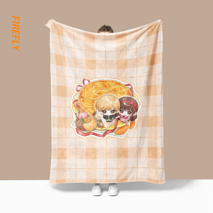 Plush Anime Character Blanket