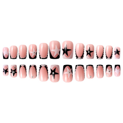 Elegant Artistic Press-On Nail Art Set Acalora