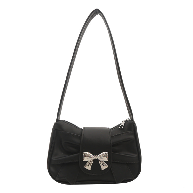 Elegant Bow Accent Shoulder Bag Acalora