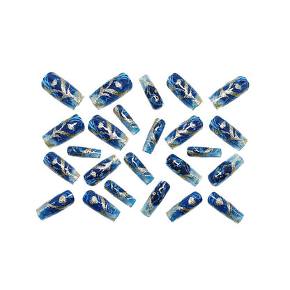 Nail art in maritime elegance design Acalora