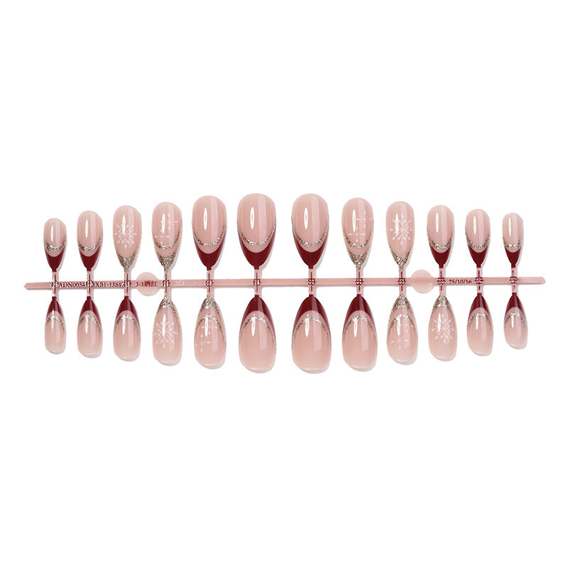 Glamorous Stiletto Press-On Nail Art Set Acalora