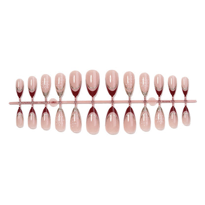 Glamorous Stiletto Press-On Nail Art Set Acalora