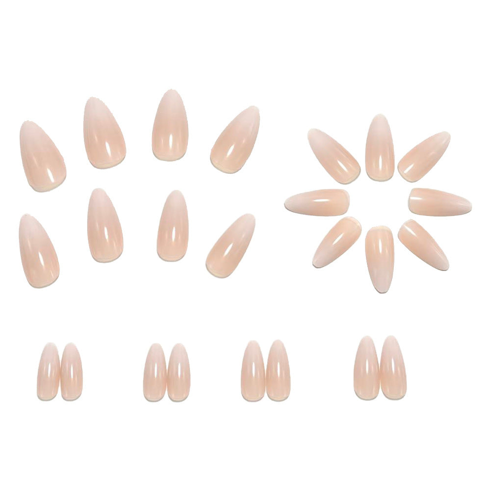 Artificial nails with elegant French design Acalora