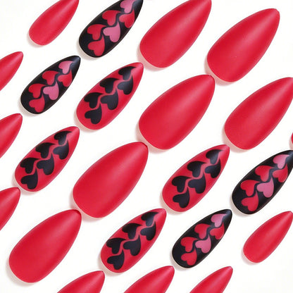 Heart Pattern Nail Art Kit Acalora