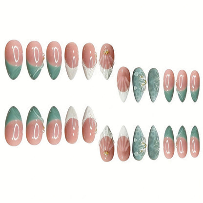 Artistic Stiletto Press-On Nails Acalora