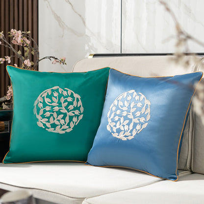 Decorative Embroidered Throw Pillow