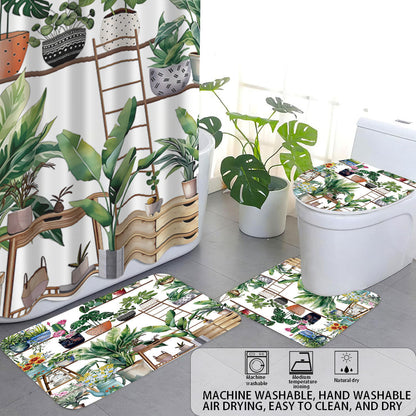 Digital Bow Pattern Bathroom Décor Set