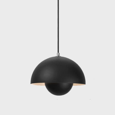 Skanto | Nordic Macaron 1-Light Half-Circle Dome Pendant Lamp