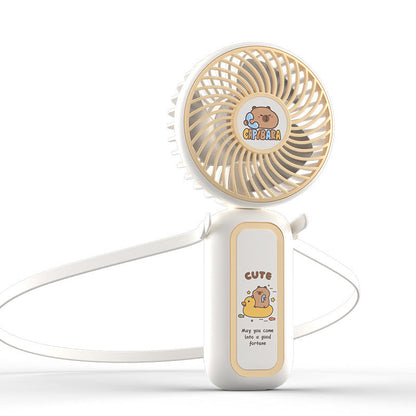 Women's Portable Neck Fan with Flexible Mount Bowlift