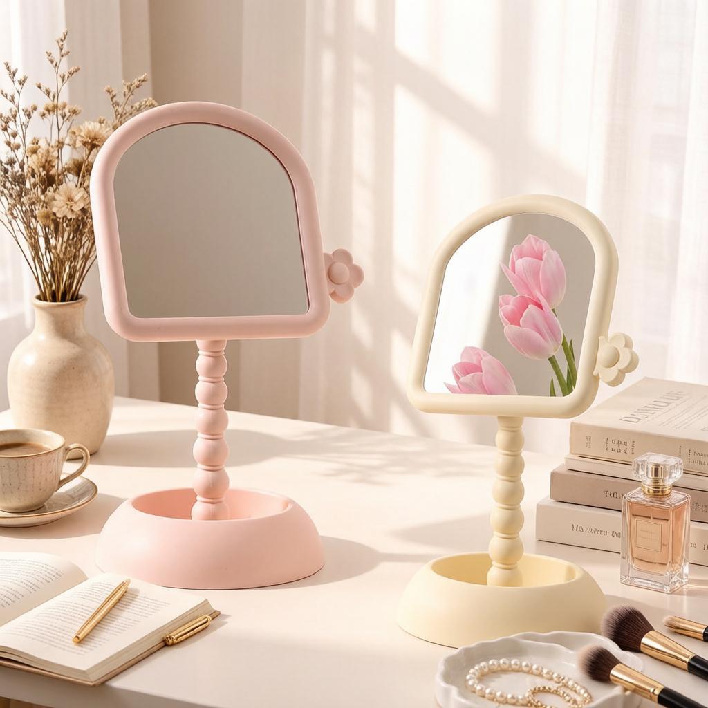 Stylish Decorative Tabletop Makeup Mirror