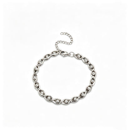 Adjustable Contemporary Link Bracelet Acalora