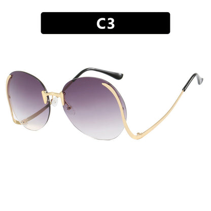 Women’s luxurious oversized sunglasses with innovative frame and UV protection Bowlift