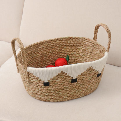 Handwoven decorative basket Acalora