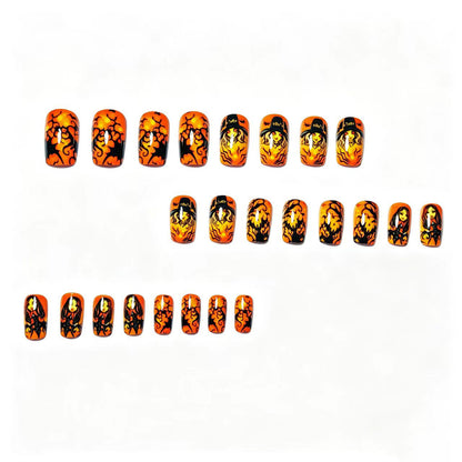 Halloween-Inspired Artistic Nail Art Acalora