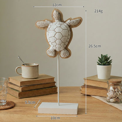 Decorative Turtle Statue Accent