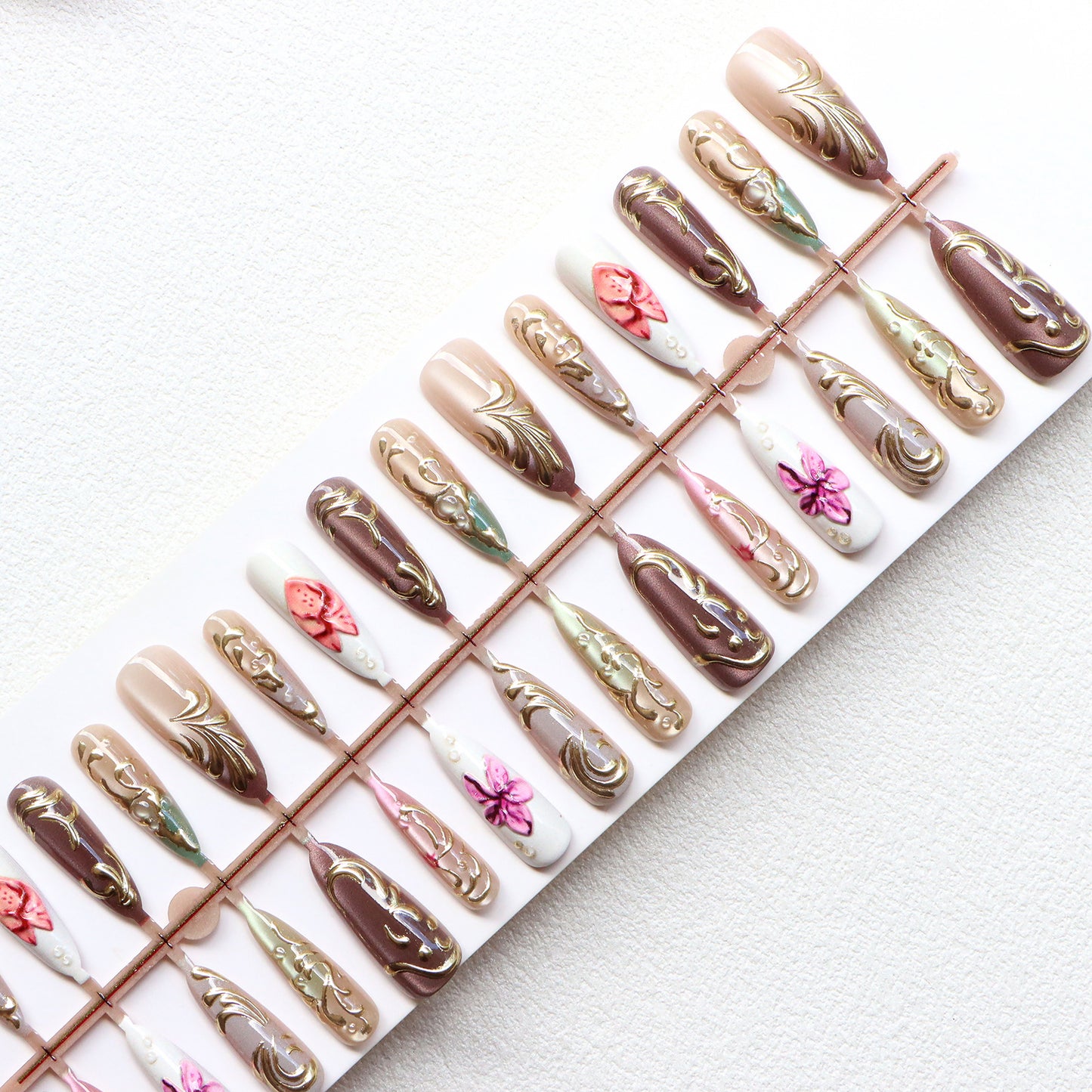 Artistic Gel Nail Design Acalora