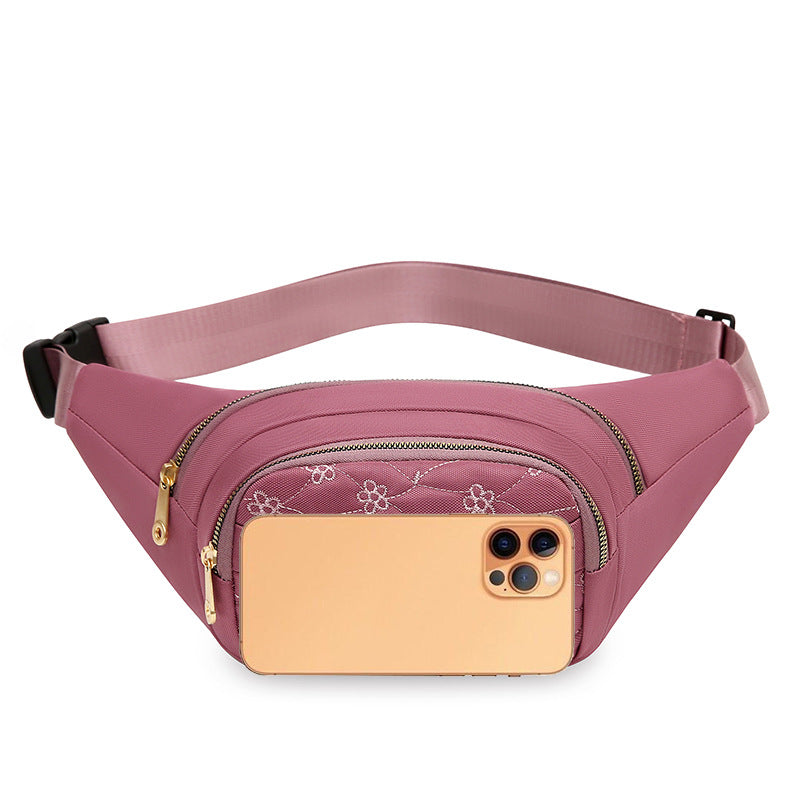 Elegant Floral Designed Belt Bag Acalora