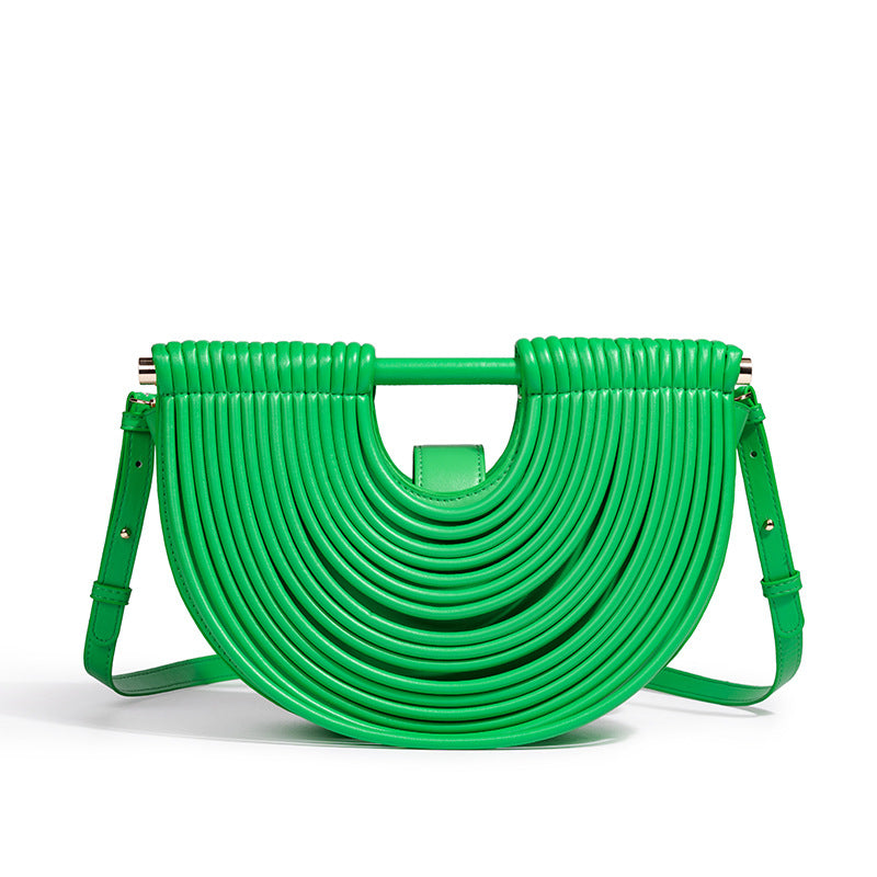 Structured Half-Circle Handbag Acalora