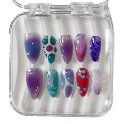 Artistic 3D Nail Design Acalora