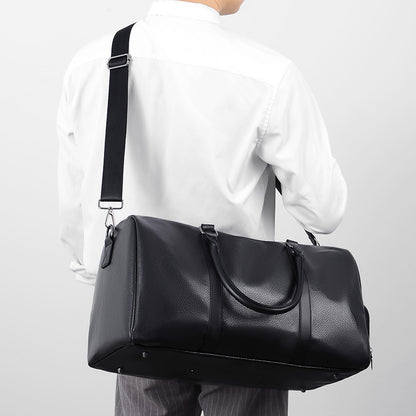 Elegant Synthetic Leather Travel Duffel Bag Acalora