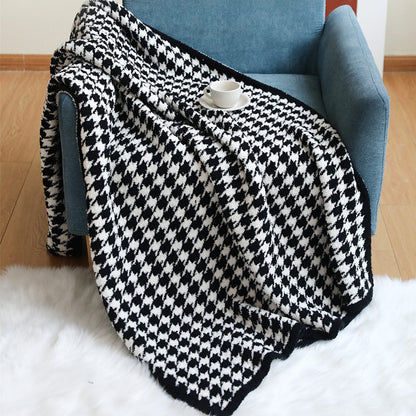 Cozy Knitted Throw Blanket