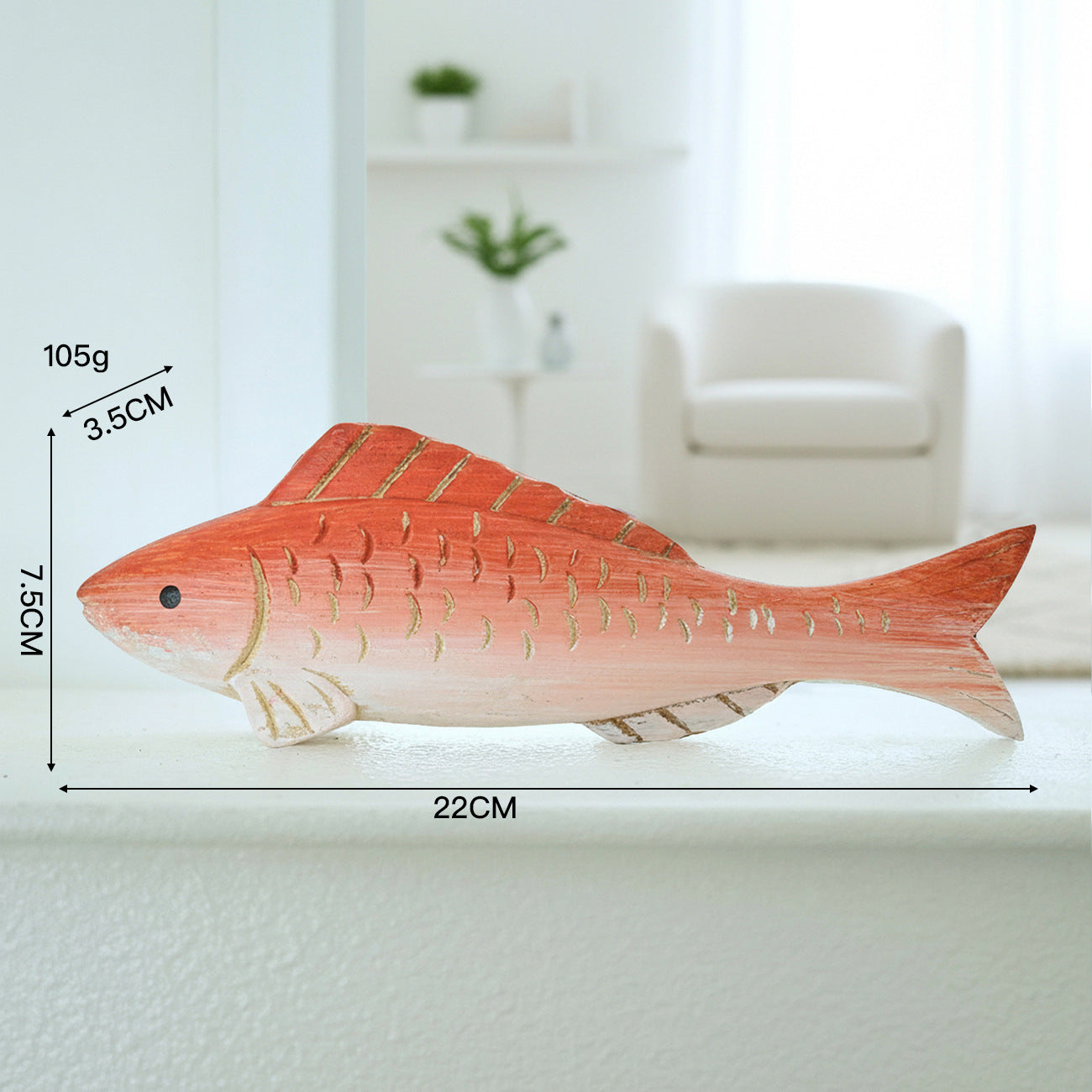 Decorative Fish Figure Display