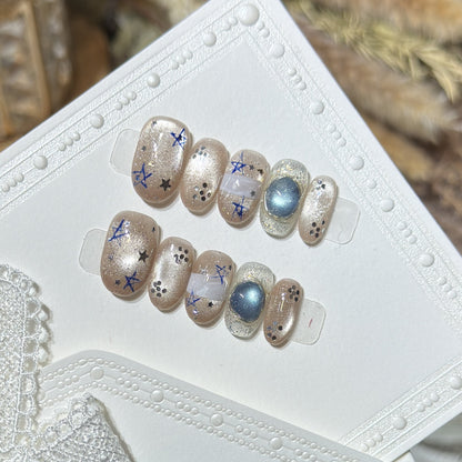 Celestial-Inspired Press-On Nail Set Acalora