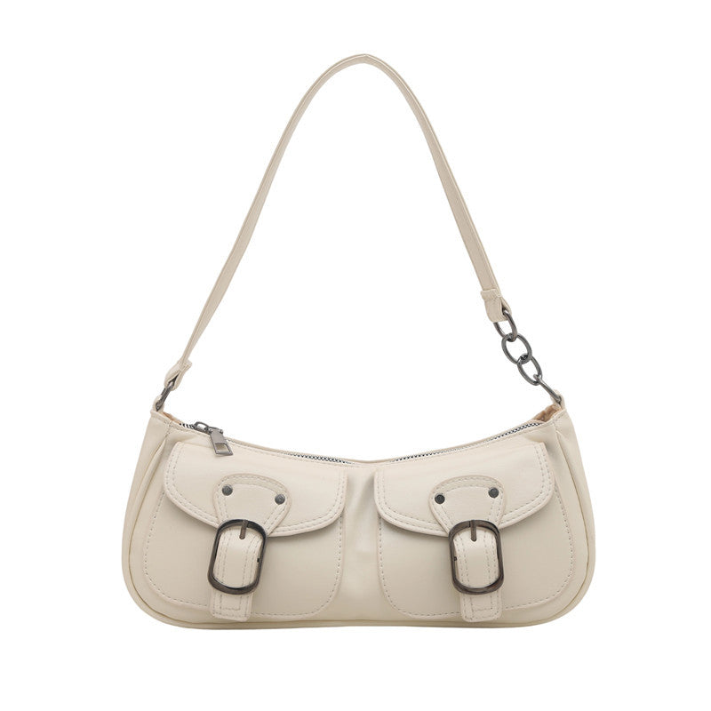 Stylish Dual Pocket Shoulder Bag Acalora