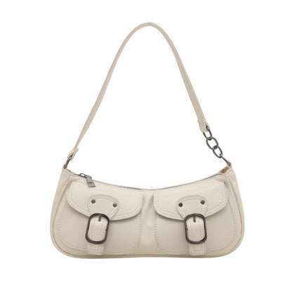 Stylish Dual Pocket Shoulder Bag Acalora