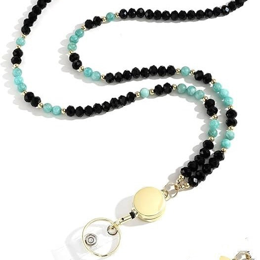 Beaded Eyewear Retractable Lanyard Acalora