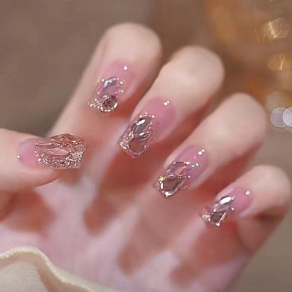 Decorative Floral Press-On Nail Art Set Acalora