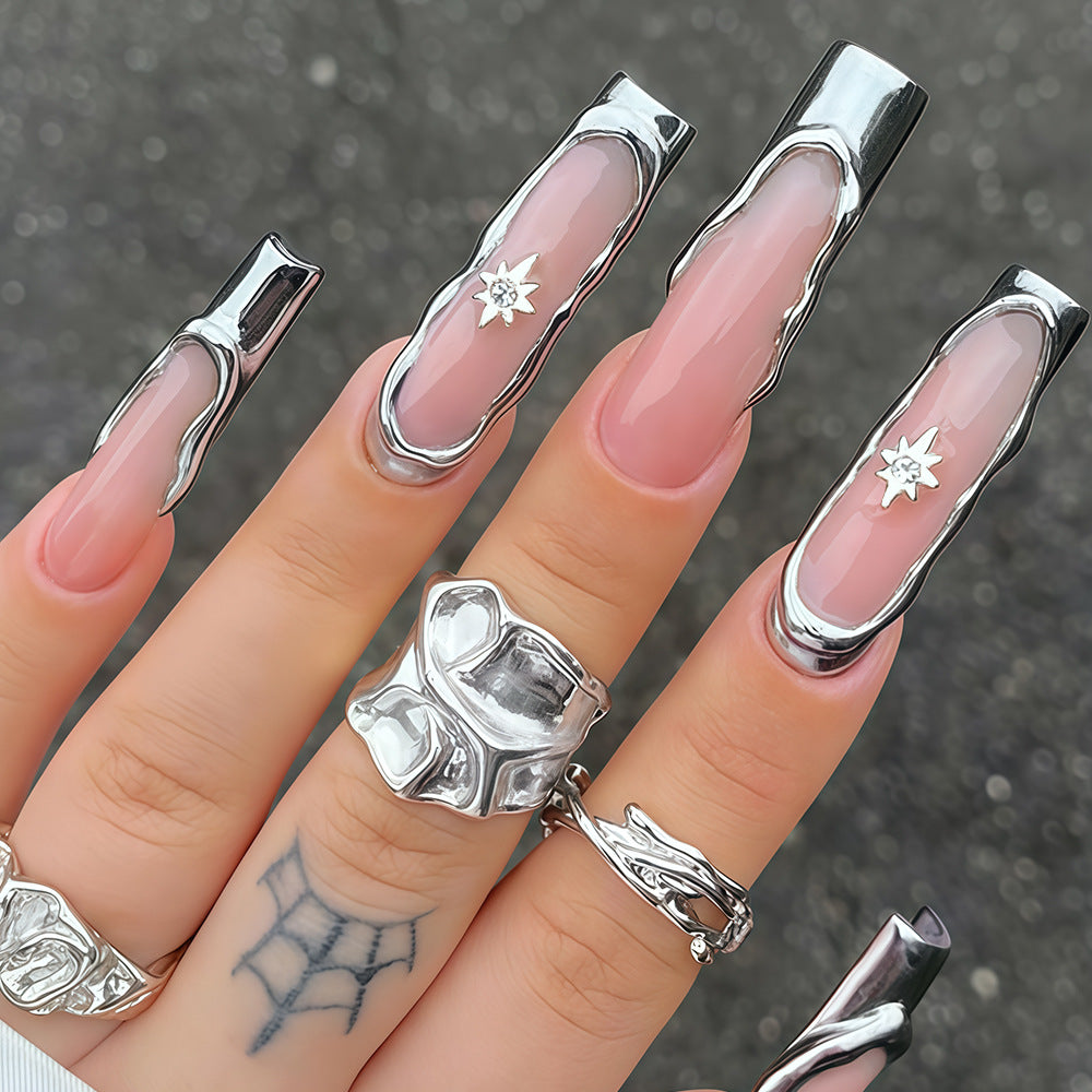 Artistic Press-On Nail Extensions Acalora