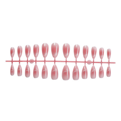 High-Quality Press-On Nail Set with Gradient Design Acalora