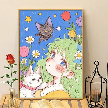 Whimsical Anime Art Print