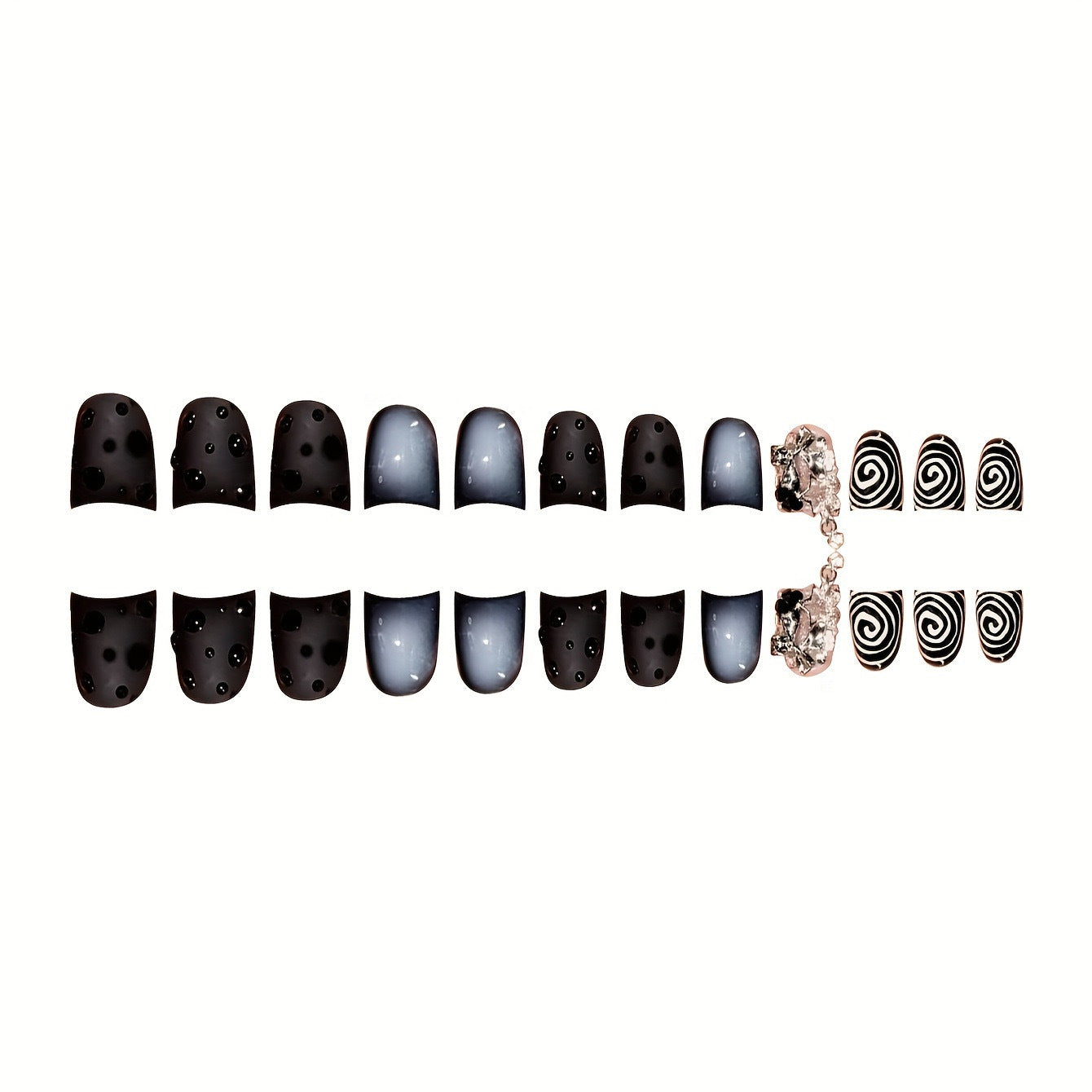 Stylish Press-On Nail Art Set Acalora