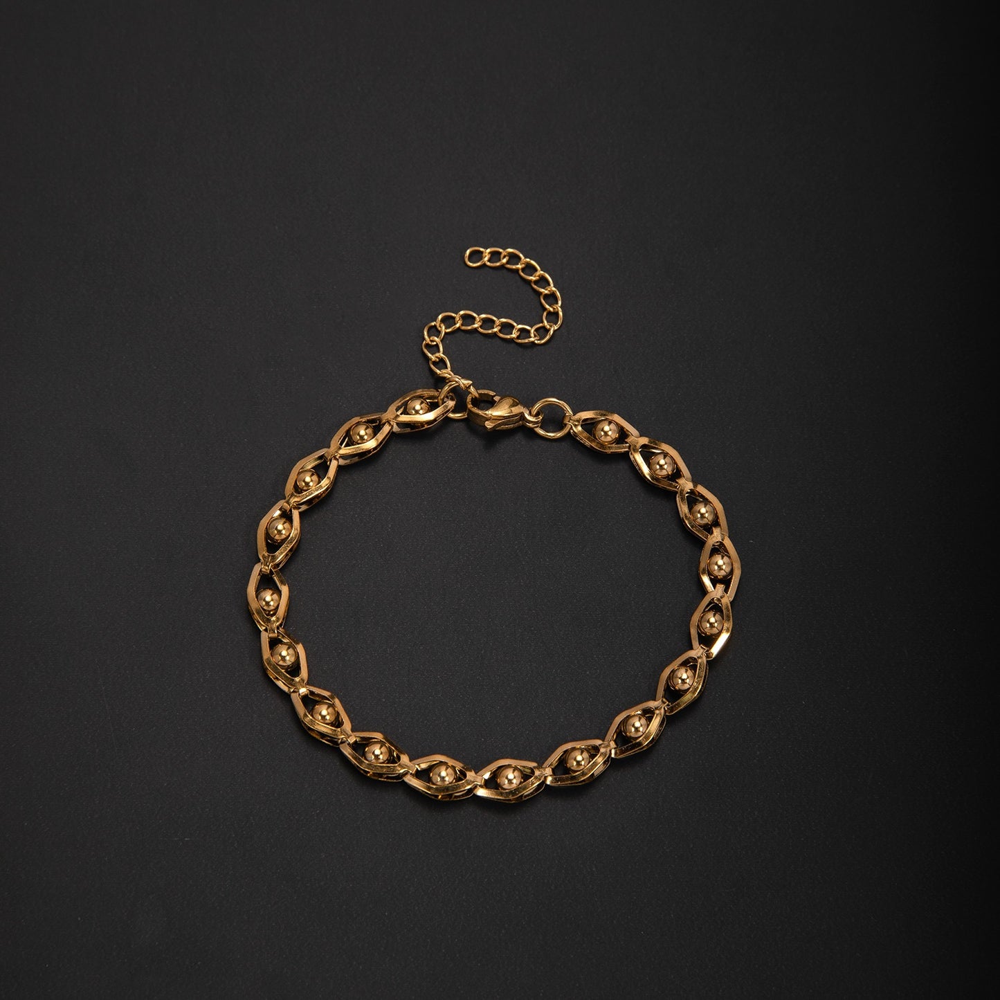 Adjustable Contemporary Link Bracelet Acalora