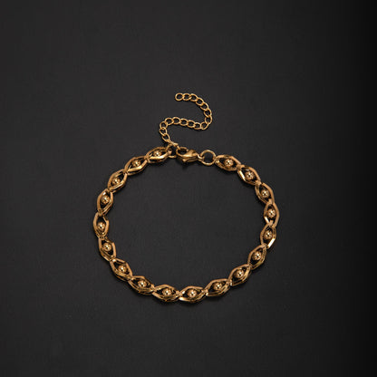 Adjustable Contemporary Link Bracelet Acalora