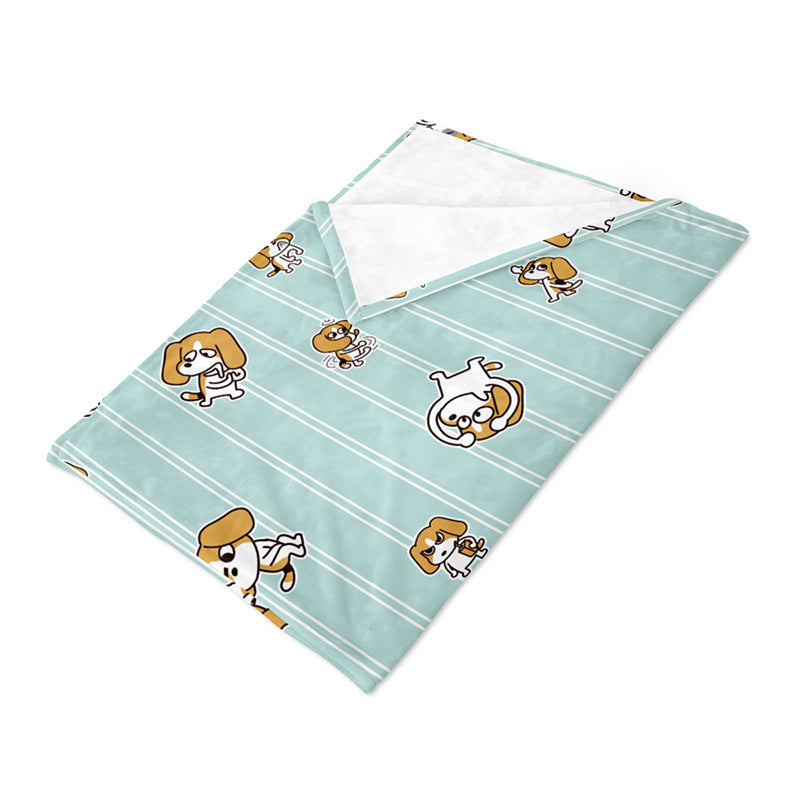 Unisex Fun Cartoon-Themed Throw Blanket