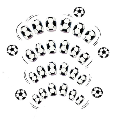 Soccer-Inspired Nail Art Acalora