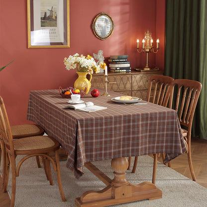 Classic Plaid Tablecloth