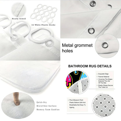 Colorful Dessert-Themed Bathroom Set