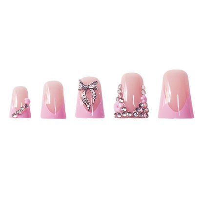 Decorative 3D Floral Acrylic Press-On Nails Acalora