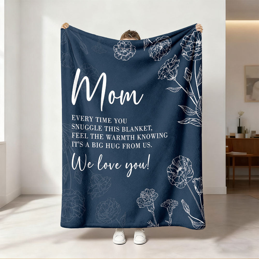 Unisex Personalized Throw Blanket