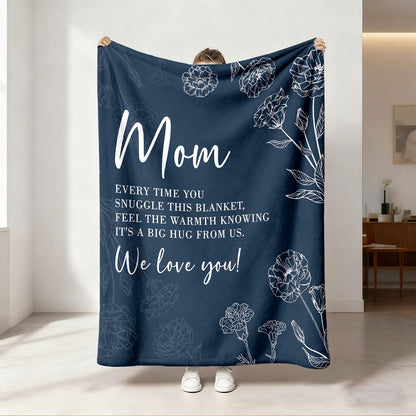 Unisex Personalized Throw Blanket