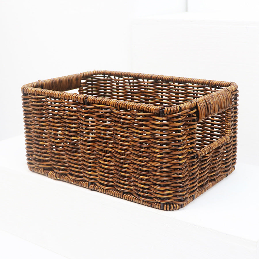 Rectangular Woven Storage Box Acalora