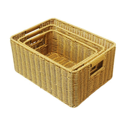 Rectangular Woven Storage Box Acalora