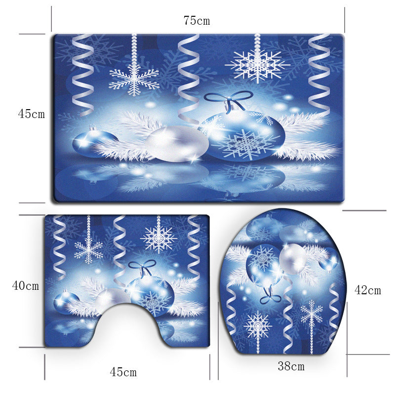 Christmas Themed Bathroom Set